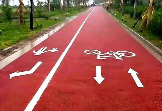 吐鲁番静音自行车道