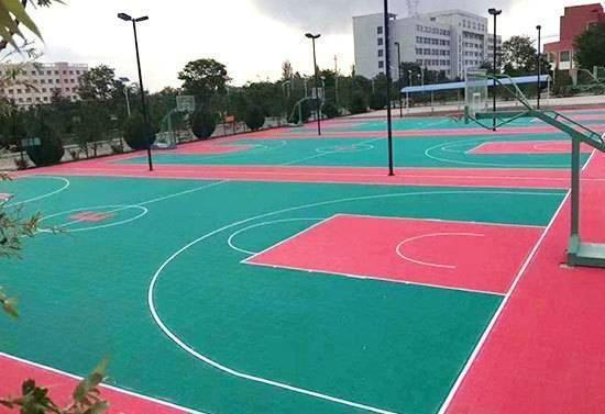 泸州塑胶篮球场